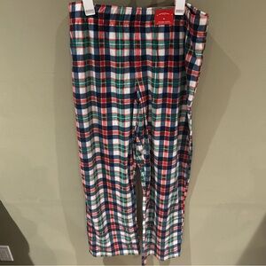 Men’s Fleece Plaid Pajamas - Red, Green, Blue Size XL NWT